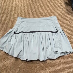 Women's Light Blue Pleated Skirt